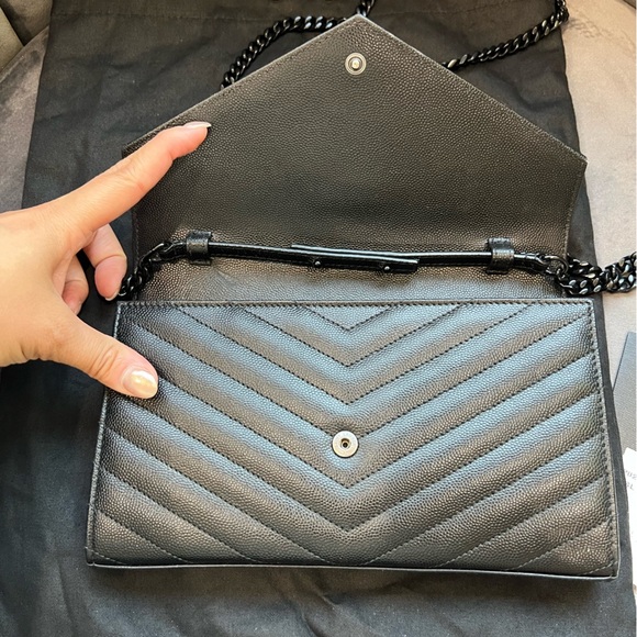 Sold- Yves Saint Laurent Cassandre envelope flap crossbody - Picture 2 of 10